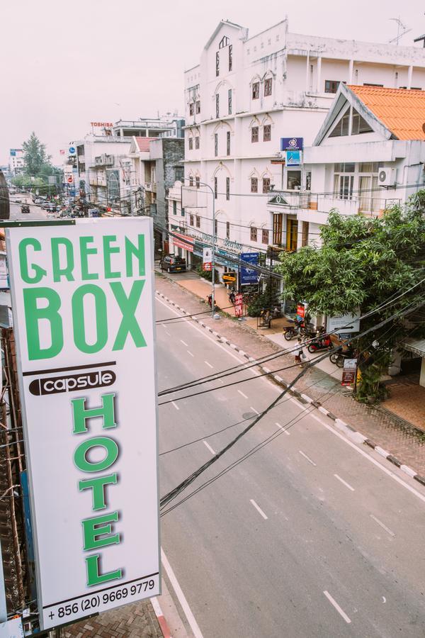 Green Box Capsule Hostel & Hotel Vientiane Exterior foto