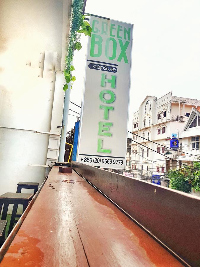 Green Box Capsule Hostel & Hotel Vientiane Exterior foto