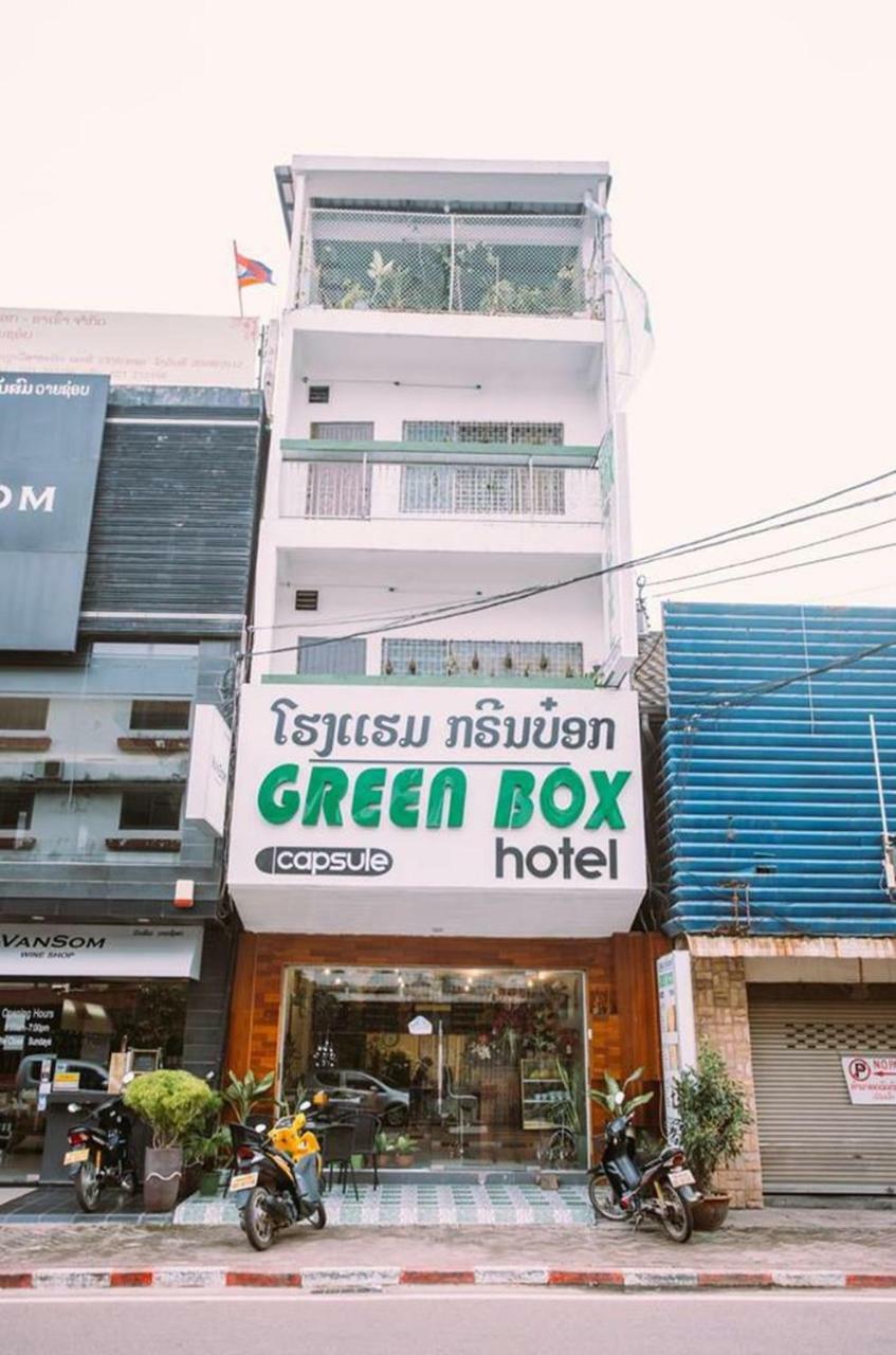 Green Box Capsule Hostel & Hotel Vientiane Exterior foto